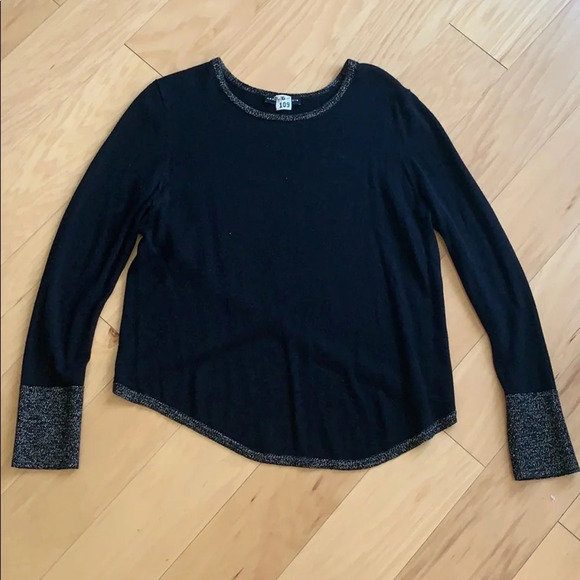 Generation Love black metallic trim sweater - Picture 4 of 7